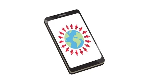 Internet connecting people Stock Footage 75752046