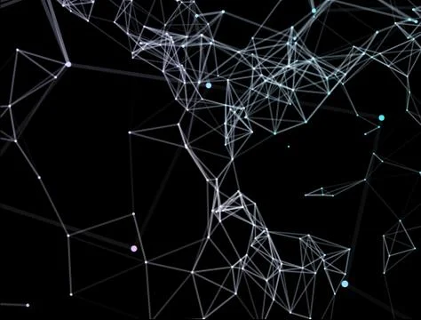 Internet connection, abstract sense of science and technology graphic design. 3d 스톡 일러스트