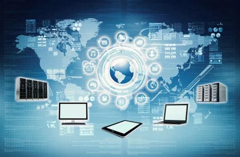 Internet Connection Concept Stock Illustration