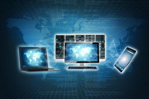 Internet Connection Equipment Stock-Illustration