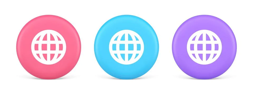 Internet connection global browsing information button cyberspace data search Illustrazione stock