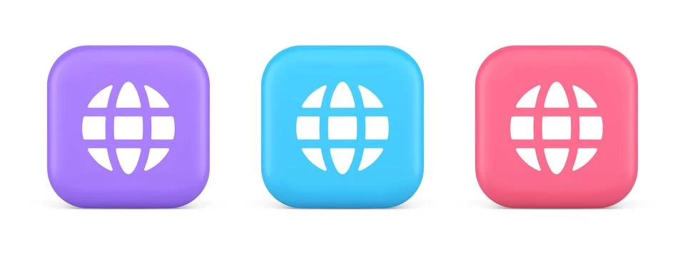 Internet connection global web communication button planet globalization te.. Stock Illustration