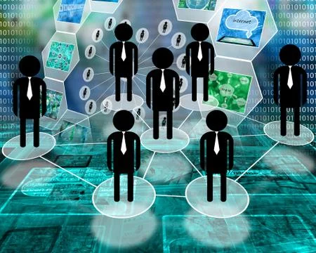 Internet connection Stockillustratie