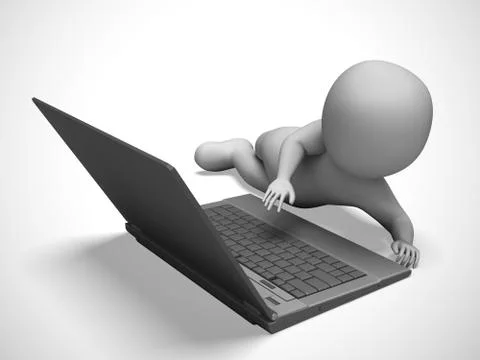 Internet connection means web accessibility and online connectio Illustrazione stock