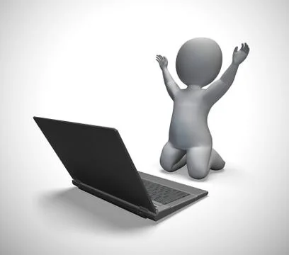Internet connection means web accessibility and online connectio Illustrazione stock