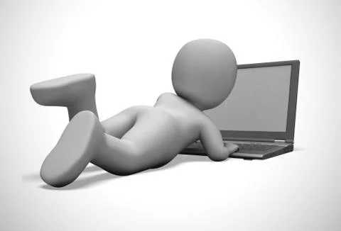 Internet connection means web accessibility and online connectio Illustrazione stock