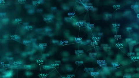 Internet connection network high digital technology. 3D render of abstract Stock Footage 166899098