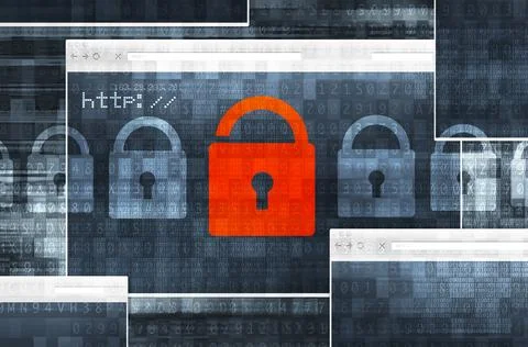 Internet Connection Safety Stock Photos