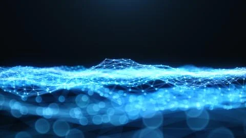 Internet connection technology concept. Cloud computing, neural communications Stock Illustration