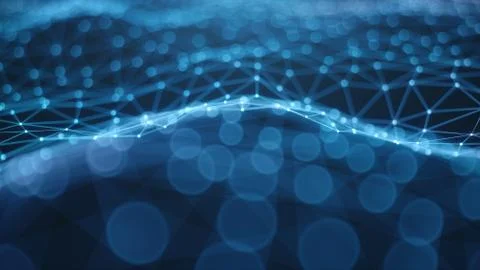 Internet connection technology concept. Cloud computing, neural communications Stock-Illustration