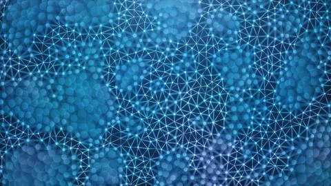 Internet connection technology concept. Cloud computing, neural communications Stock Illustration