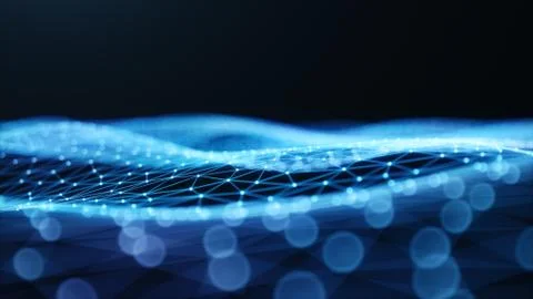 Internet connection technology concept. Cloud computing, neural communications Stock-Illustration