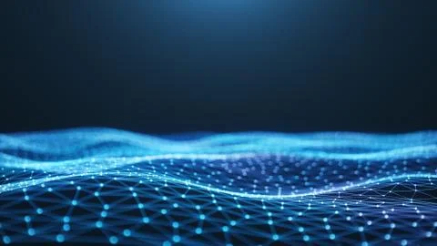 Internet connection technology concept. Cloud computing, neural communications Stock-Illustration