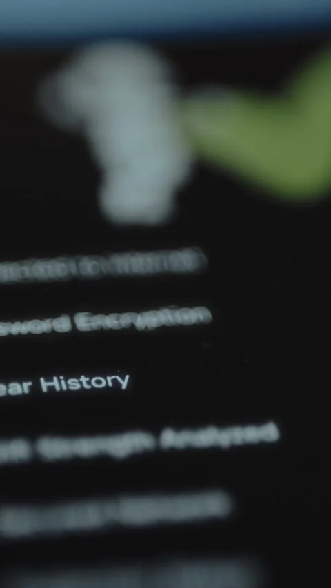 Internet connectivity and data security scan on smartphone screen Stock Footage 327900014