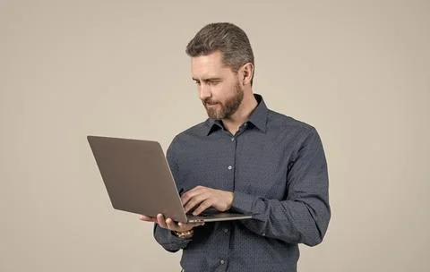 Internet connectivity. Computer tech work on laptop. Internet communications Stock Photos