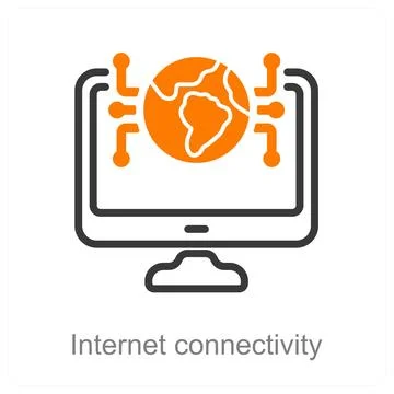 Internet connectivity Stock Illustration