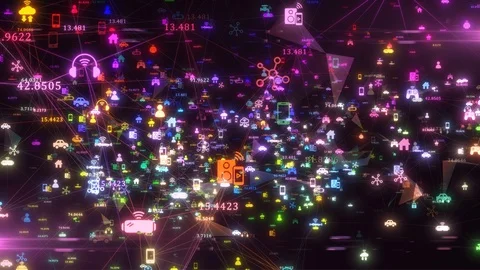 Internet connectivity into physical devices and everyday objects Stock Footage 116285924