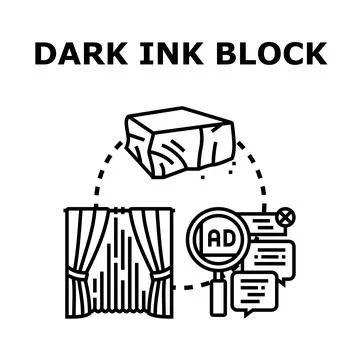 Internet content blocking and ad filtering concept vector Stock Illustration