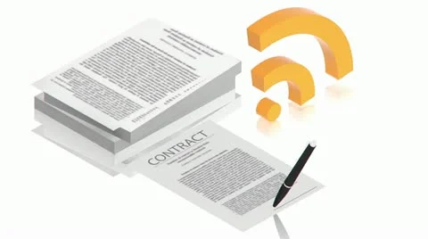 Internet contract Stock Footage 11883287