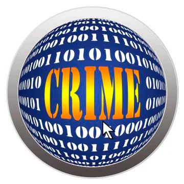 Internet Crime Illustrazione stock