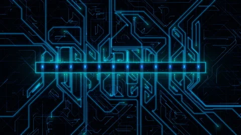 Internet cyber security and networking concept for a unlocking database Stock Footage 253600118