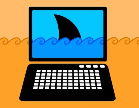 Internet dangers Stock Illustration