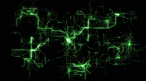 Internet Data Network, 4K Animation Stock Footage 58284286