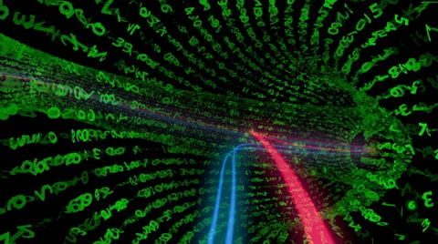 Internet data network tunnel Stock Footage 32226066