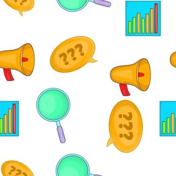 Internet data pattern, cartoon style Stock Illustration