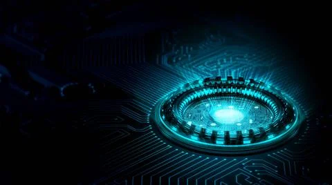  Internet data processing concept Technology visualization of internet dat... Stock Photos