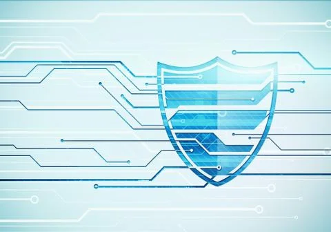 Internet data protection Stock Illustration