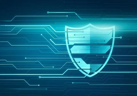 Internet data protection Illustrazione stock