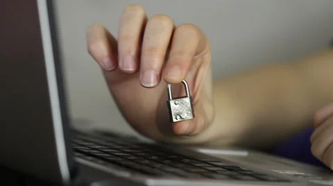 Internet - Data security Stock Footage 34632175