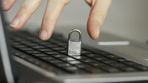 Internet - Data security Stock Footage 34632356