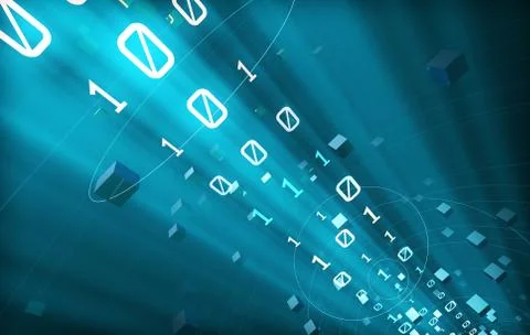 Internet data technology, information transmission イラスト素材