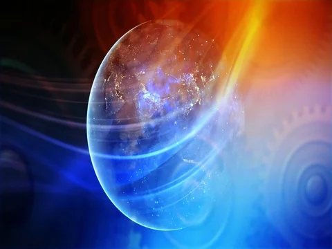 Internet data world Technology background Stock Footage 81523455