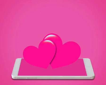 Internet Dating Concept Foto stock