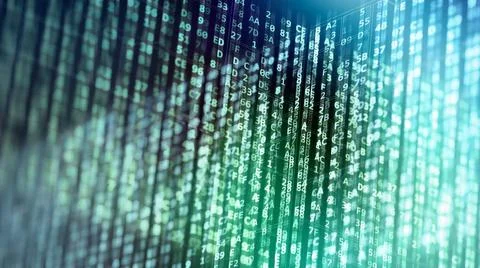  Internet digital data flow and processing concept Conceptual image of Int... 写真素材