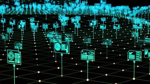  Internet digital data storage and management The concept of digital data ... 스톡 사진