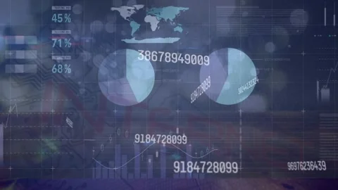 The internet is a digital network that allows devices to connect and share data Stock Footage 329027273