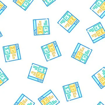 Internet discount coupon vector seamless pattern イラスト素材