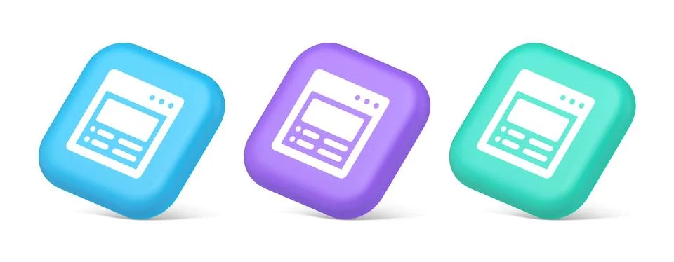Internet document tax form banking account web page button virtual browsing i 库存插图