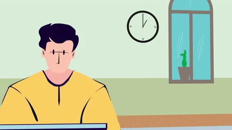 Internet education concept. Smart student learning from home at the time of 库存影片 132371629