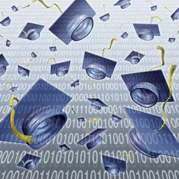 Internet education イラスト素材