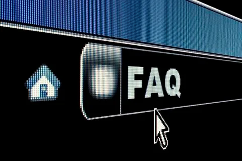 Internet Faq Concept Fotos Stock