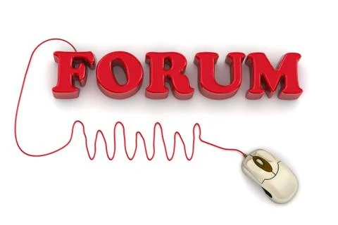 Internet forum Stock Illustration