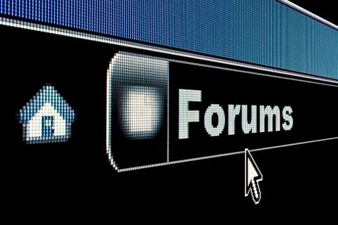 Internet Forums Concept 스톡 사진