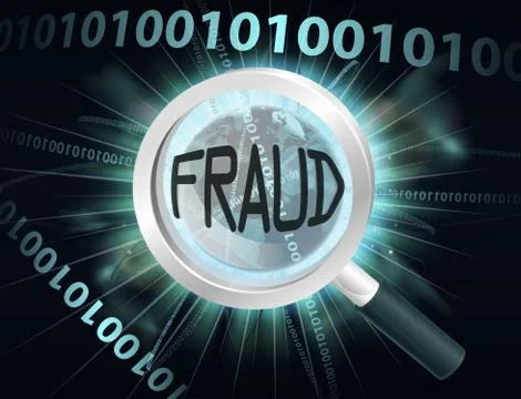 Internet Fraud concept 스톡 일러스트