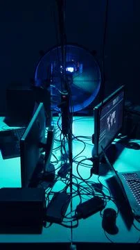 Internet fraud, darknet, data thiefs, cybergrime concept. Hacker attack on Stock Photos