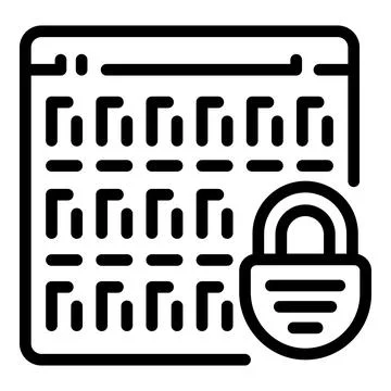 Internet fraud icon outline vector. Cyber crime Stock Illustration